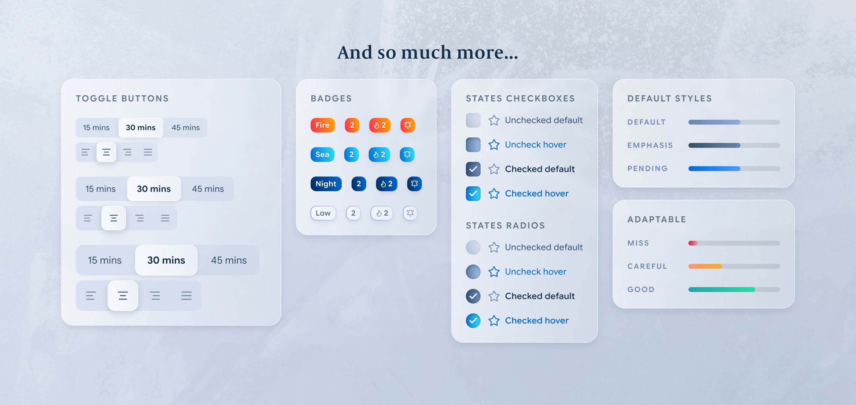 IceInsights design system: tokens and type ramp